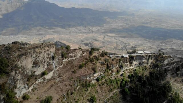 Africa Mountains Landsacpe, Aerial footage
Drone landscape view from Lalibela mountain area, Ethiopia
