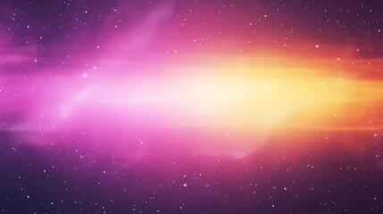 Obraz premium Cosmic Nebula Pink and Orange Galactic Glow