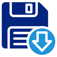 Save Icon Element For Design