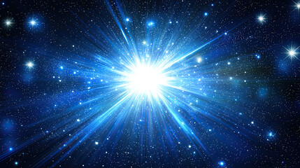 Fototapeta premium Hyperspace Stars Travel, Cosmic Speed Effect, Starfield Motion, Dynamic Light Streaks and Blurred Stars, Futuristic and Sci-Fi Concept, High-Energy Space Exploration Visual