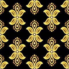  ikat pattern flower damask ethnic boho American ikat texture tribal geometric background mandalas