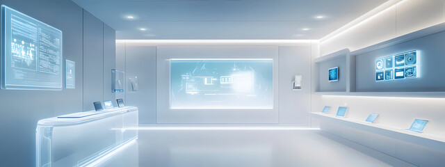 High-Tech Büro der Zukunft