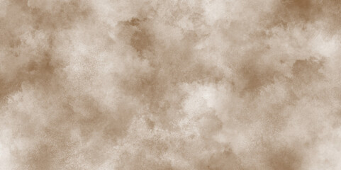 Abstract textured background in brown tones with a soft pastel various fog or clouds, brown watercolor background hand-drawn with cloudy strokes, abstract brown Flying through stormy clouds.