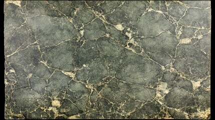 Obraz premium Dark Green Marble Texture with Golden Veins Background