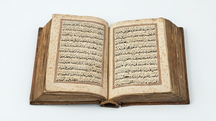 Obraz premium Antique Quran: A Glimpse into Islamic History