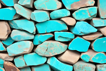 Teal Stone Abstract Background Illustration