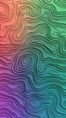 Abstract 3D Wave Background