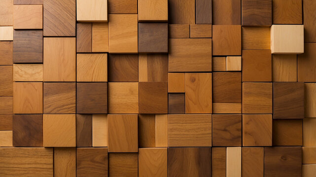 Wooden parquet wall texture background. Close-up of wood texture. Abstract wood pattern background. AI-Generated