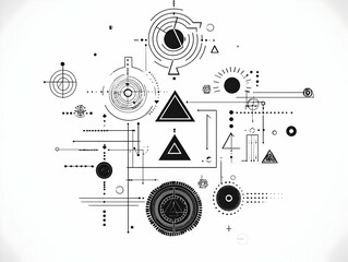 Obraz premium Abstract Geometric Illustration