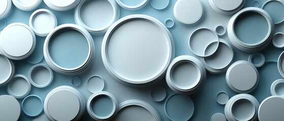 abstract background with circles,blue and gray background