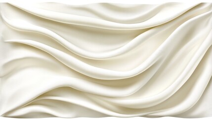 Obraz premium Elegant White Silk Drapery Fabric Texture Background