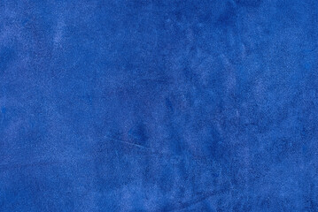Blue suede macro photo as background.