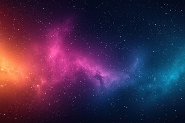 A mesmerizing cosmic backdrop of swirling auroras in vibrant hues of magenta, teal, and orange, surrounded by faint star clusters and radiant beams of light for a dramatic celestial vibe. 