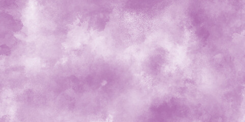 Purple canvas texture background with smoke, purple grunge texture old stained watercolor grunge, Grunge purple smoke texture with white clouds, watercolor abstract Handmade texture of old grunge.