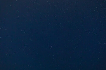 A winter night sky full of twinkling stars.