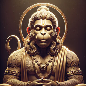 Illustration of Lord Hanuman