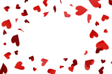 hearts Confetti background