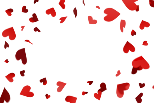 hearts Confetti background