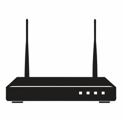 Router Silhouette Vector Art