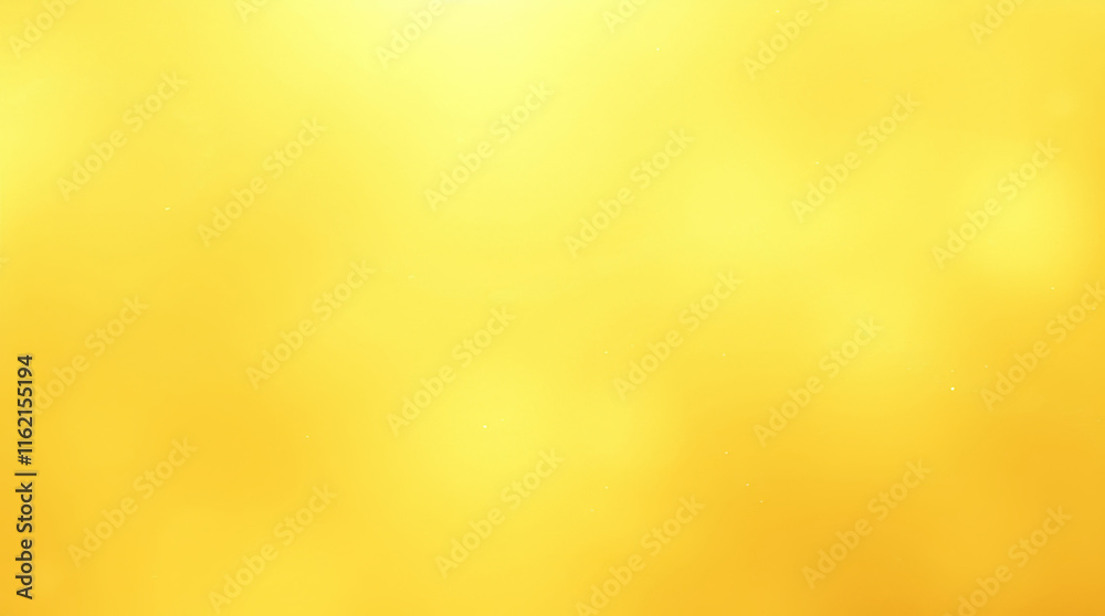 Poster bright yellow gold gradient background blurring towards white center with subtle texture