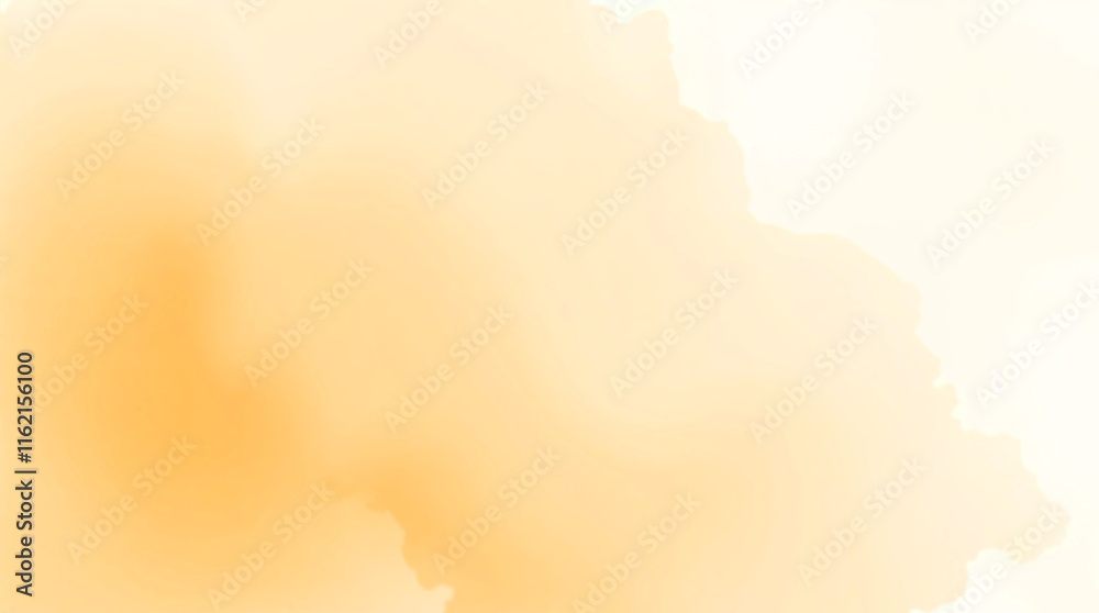 Poster abstract orange watercolor background creating soft and dreamy atmosphere