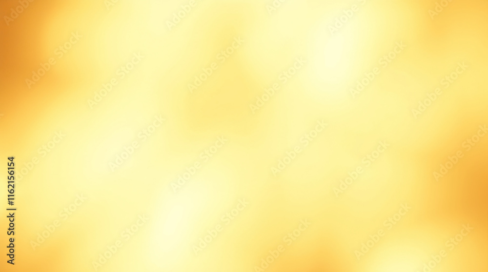 Wall mural golden yellow abstract background creating soft light effect