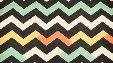 Pastel Chevron Zigzag Pattern Background Design