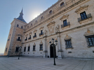 Fototapeta premium Historic building from the Spanish Civil War of 1935 The Alcazar of Toledo