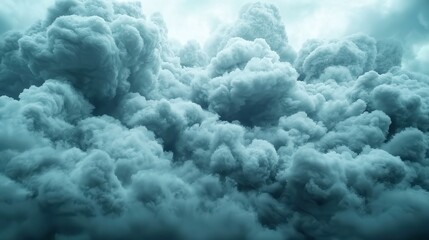 Dramatic storm clouds gather over a tropical landscape, showcasing the swift movement of dark skies before rain, capturing the essence of a fierce rainy season.