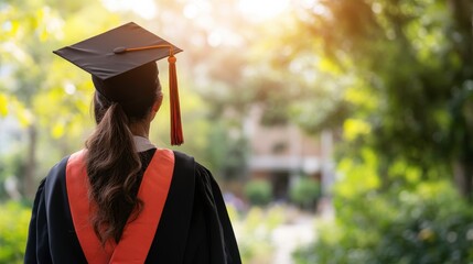 Inspiring Graduation Moment in Natural Light