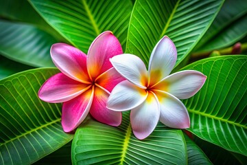 Fototapeta premium frangipani plumeria flowers