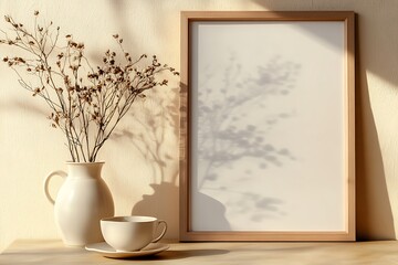 cup of coffee on the table