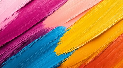 Abstract Colorful Paint Strokes Bright Hues Artistic Background Texture