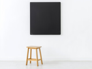 Magnetic Board Completely Unadorned Displaying Full Surface
