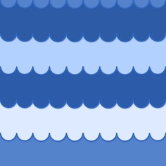 seamless pattern with sky curtain 