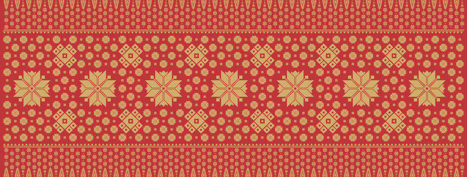 traditional pattern seamless songket