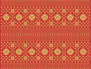 songket pattern the traditional cloth from south sumatra indonesia