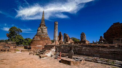 Obraz premium Ayutthaya Temples and Thailand Temples 