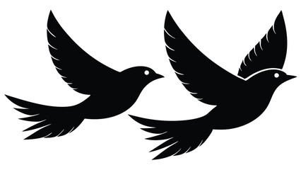 Fototapeta premium Songbirds in Flight