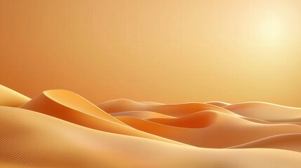 Warm orange blending into sandy beige for a summery desert aesthetic