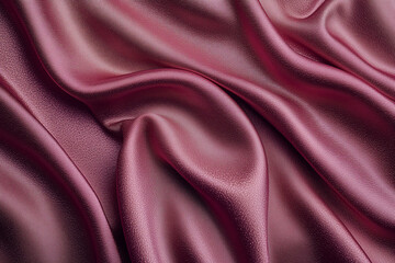 Obraz premium 매끄러운 옷감 섬유 흐르는 곡선 소재 빛나는 매끄러운 직물 