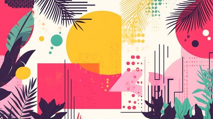 Obraz premium Modern background design, geometric shapes