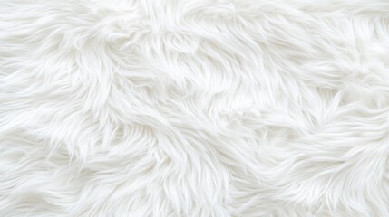 Fototapeta premium Soft White Fluffy Fur Texture Background Image