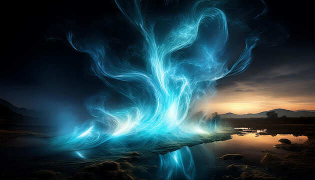 Phosphorescence effect