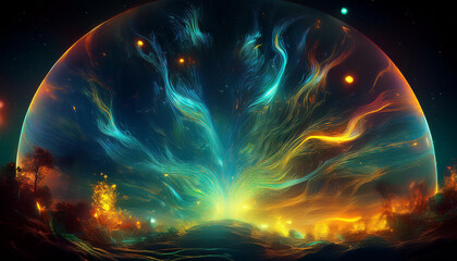 Phosphorescence effect