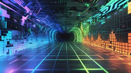 Obraz premium mesmerizing digital artstyle background