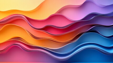 Fototapeta premium Vibrant Holographic Background for Creative Cards and Posters