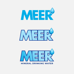 Meer Logo Design – Modern Typography Logo for Personal, Business, or Brand Identity