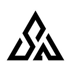 SZ logo design. with a monogram style, suitable for use as a business initial symbol