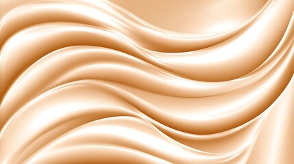Obraz premium Abstract Beige Waves Flowing Smoothly